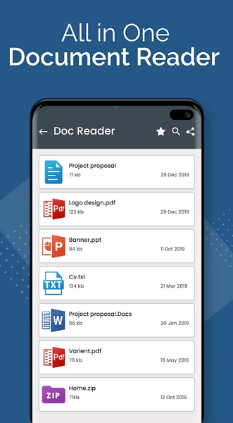 All Document manager & Editor - Image screenshot of android app