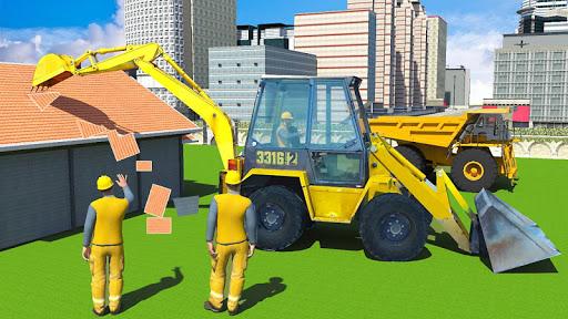 Construction Simulator Excavator Game 2020 - Gameplay image of android game