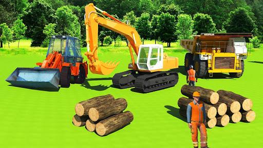 Construction Simulator Excavator Game 2020 - Gameplay image of android game