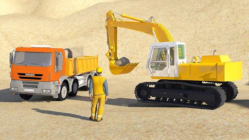 Construction Simulator Excavator Game 2020 - Gameplay image of android game
