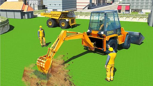 Construction Simulator Excavator Game 2020 - Gameplay image of android game