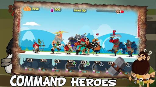 Heroes Defense - Epic Fortress Battle - Gameplay image of android game