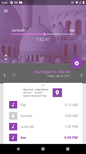 Prayer Times - Qibla & Salah - عکس برنامه موبایلی اندروید