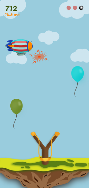 Balboom: Shot the balloons - Gameplay image of android game