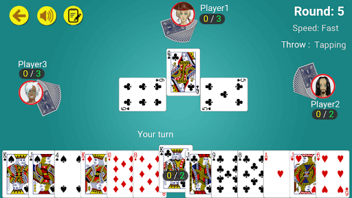 Callbreak : Offline Card Game - Gameplay image of android game