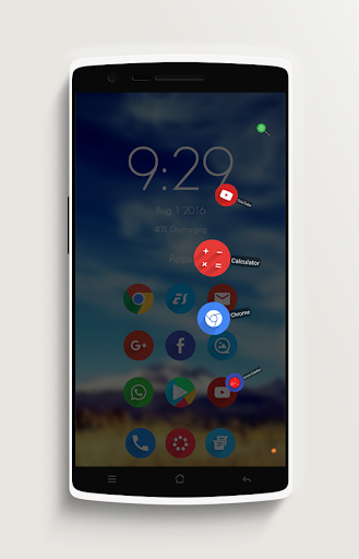 Circle SideBar - Image screenshot of android app