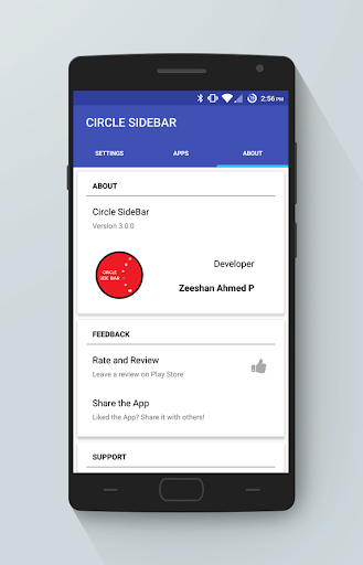 Circle SideBar - Image screenshot of android app