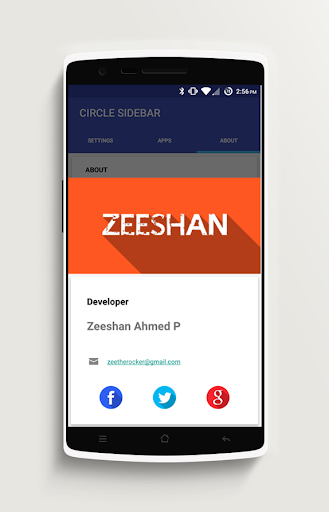 Circle SideBar - Image screenshot of android app