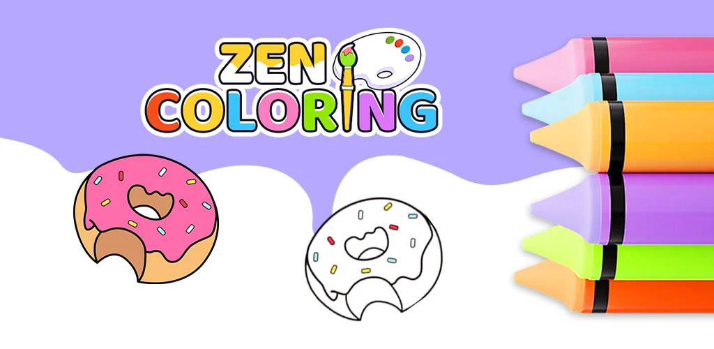 Zen Coloring Happy ASMR ART - عکس بازی موبایلی اندروید