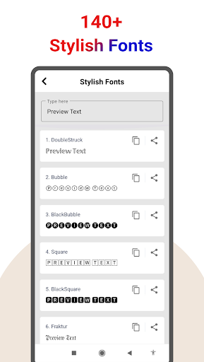 Font App - Stylish Fancy Fonts - عکس برنامه موبایلی اندروید