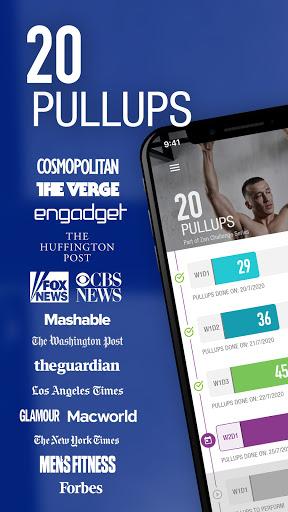 0-20 Pullups Back Trainer - Image screenshot of android app