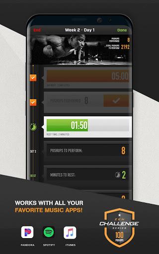 ۰-۱۰۰ Pushups Trainer - عکس برنامه موبایلی اندروید