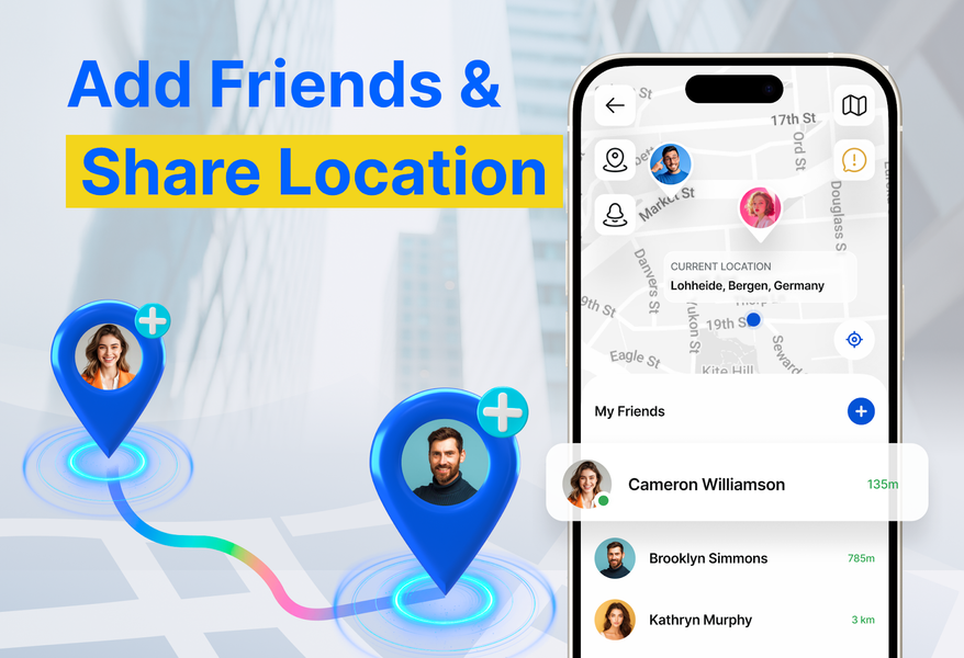GPS Tracker - Device Finder - عکس برنامه موبایلی اندروید