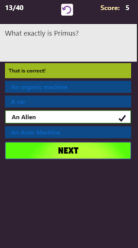 Quiz for Ben ۱۰ - عکس بازی موبایلی اندروید