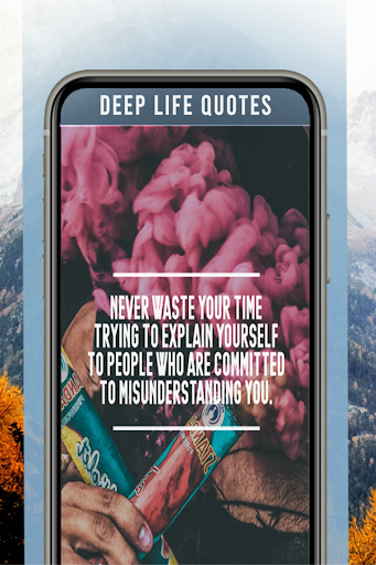 Deep Life Quotes - عکس برنامه موبایلی اندروید