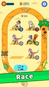 Merge Dinosaurs - Gameplay image of android game