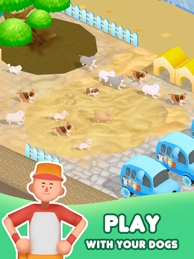 Idle Dog Training School - Gameplay image of android game