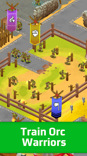 Idle Orc Base - Gameplay image of android game