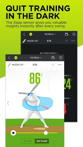 Zepp Baseball - Softball - Image screenshot of android app