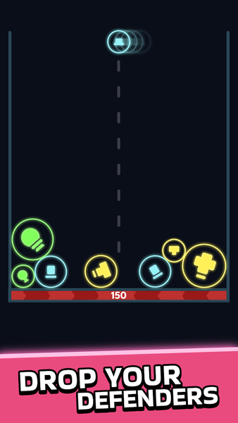 Neon Merge Guards - عکس بازی موبایلی اندروید