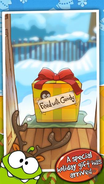 Cut the Rope: Holiday Gift - Gameplay image of android game