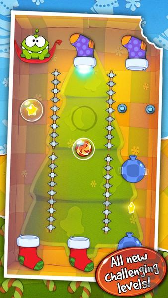 Cut the Rope: Holiday Gift - Gameplay image of android game