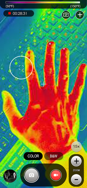 Thermography Infrared Cam - عکس برنامه موبایلی اندروید