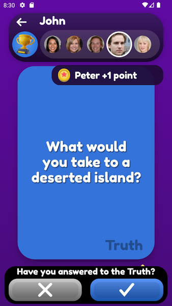 Truth or Dare AI: Party Game - Gameplay image of android game