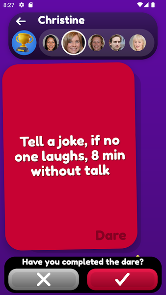 Truth or Dare AI: Party Game - Gameplay image of android game