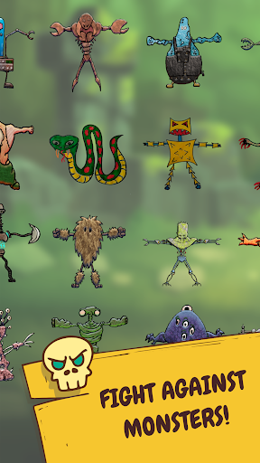 Draw Your Monster - Idle RPG - Gameplay image of android game