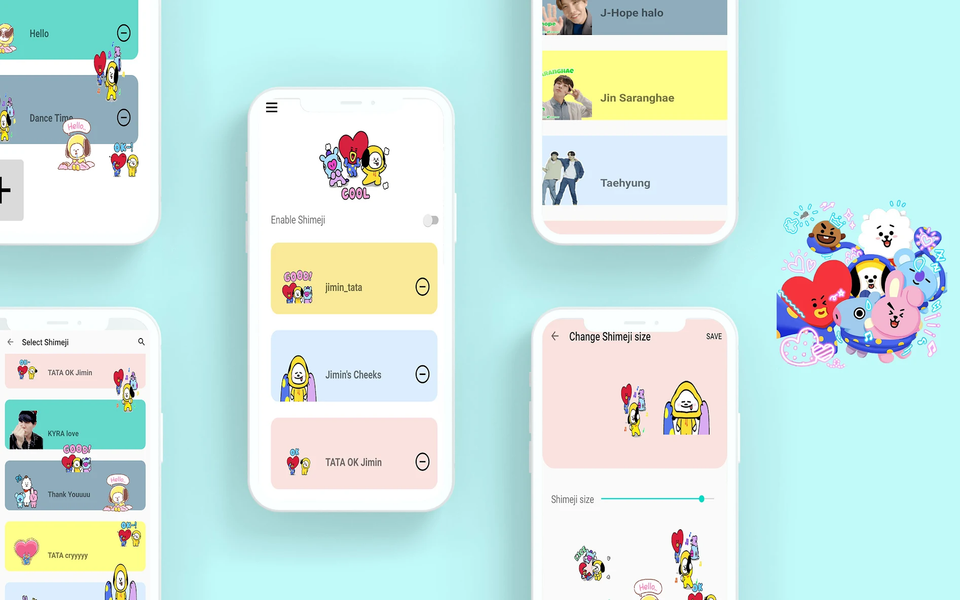 BT21 Shimeji - Image screenshot of android app