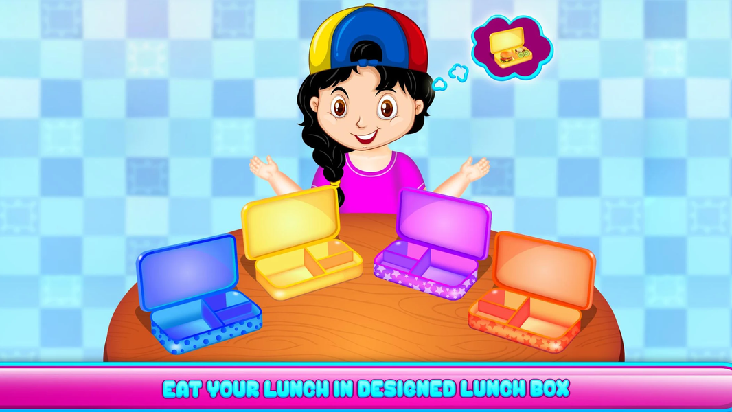 High School Lunch Box Maker & - Gameplay image of android game