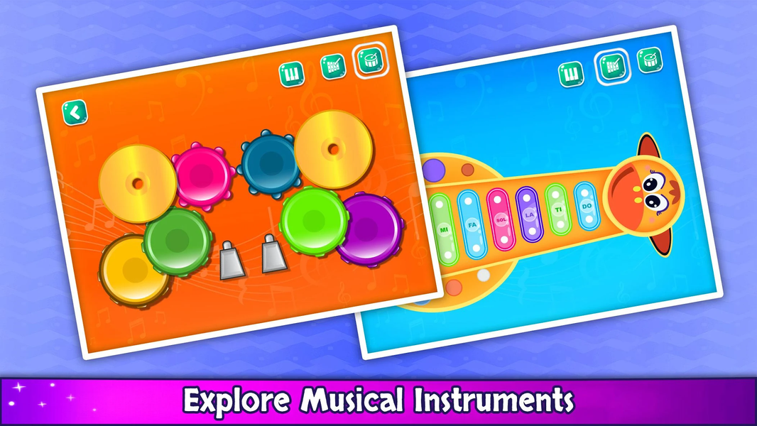 Kids Learn Piano - Musical Toy - عکس بازی موبایلی اندروید