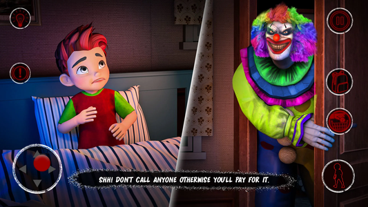 Play Granny Scary Clown game free online