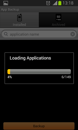 App Backup - Image screenshot of android app