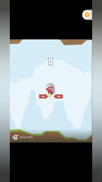 Tappy Plane (flappy bird Irani) - Gameplay image of android game
