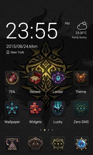 Darkness Theme - ZERO Launcher - عکس برنامه موبایلی اندروید