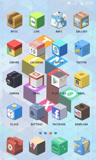Tinybox Theme - ZERO Launcher - عکس برنامه موبایلی اندروید