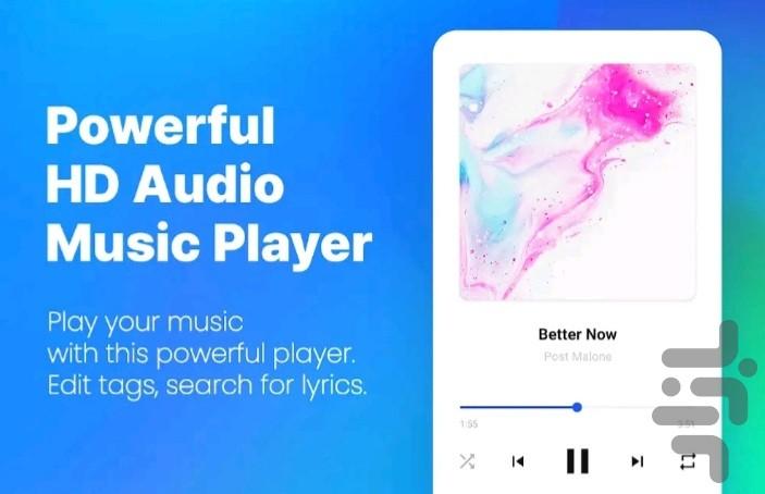پخش کننده موسیقی - موزیک پلیر🔰 - عکس برنامه موبایلی اندروید