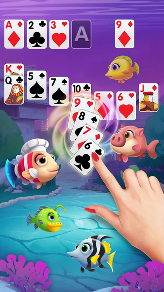 Solitaire Fish Game - عکس بازی موبایلی اندروید