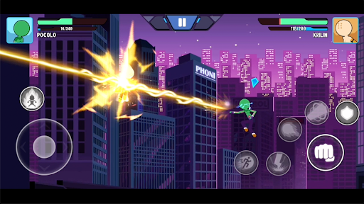 Stick Battle: Dragon Super Z Fighter - Gameplay image of android game