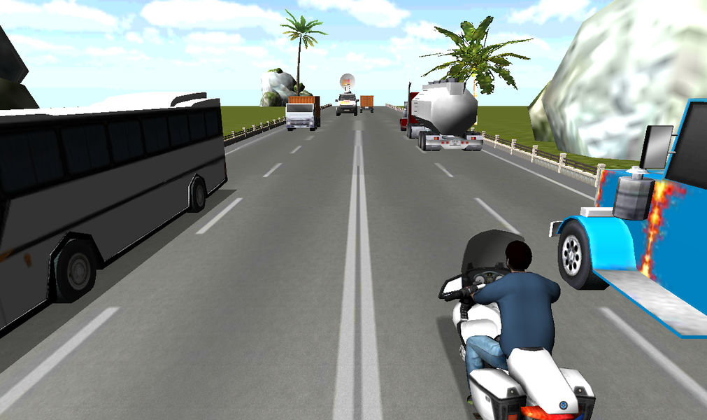 Motorcycle Driving : Traffic R - Gameplay image of android game