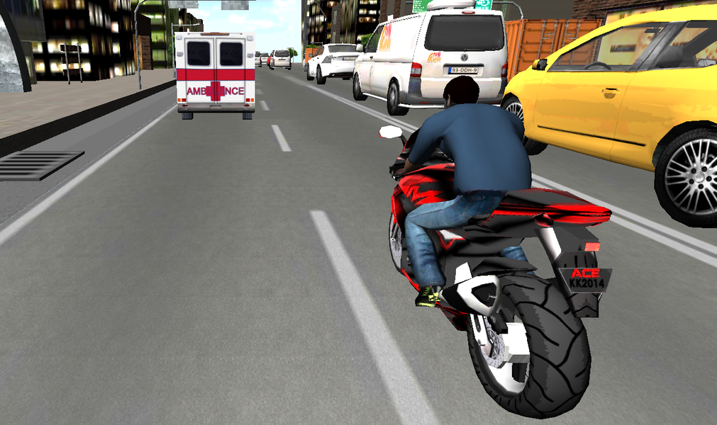 Motorcycle Driving : Traffic R - عکس بازی موبایلی اندروید