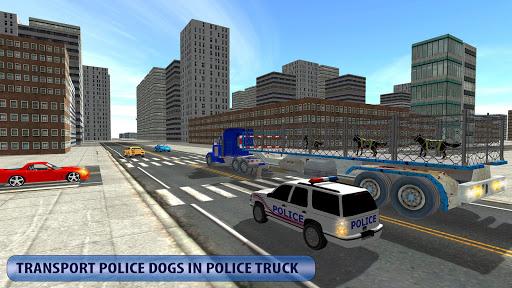 Police Airplane Dog Transport - Gameplay image of android game