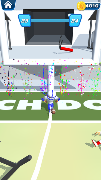 Crazy Touchdown - Gameplay image of android game