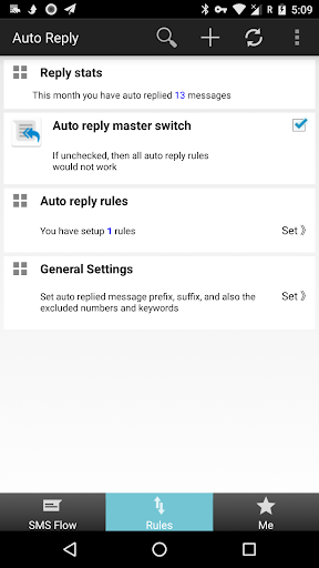SMS Auto reply--When driving - عکس برنامه موبایلی اندروید