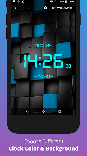 SmartClock - LED Digital Clock - عکس برنامه موبایلی اندروید