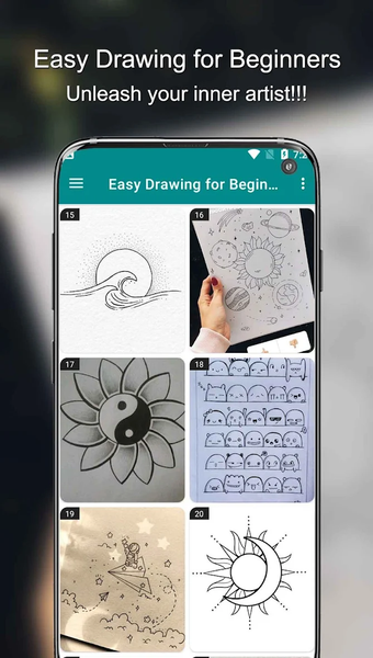 Easy Drawing for Beginners - عکس برنامه موبایلی اندروید