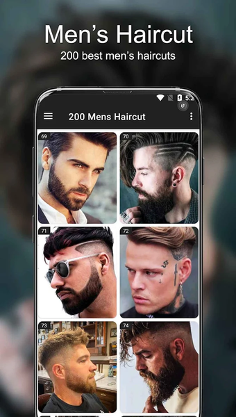 200 Mens Haircut - Image screenshot of android app