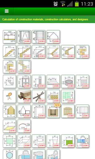 50+ construction calculators - Image screenshot of android app